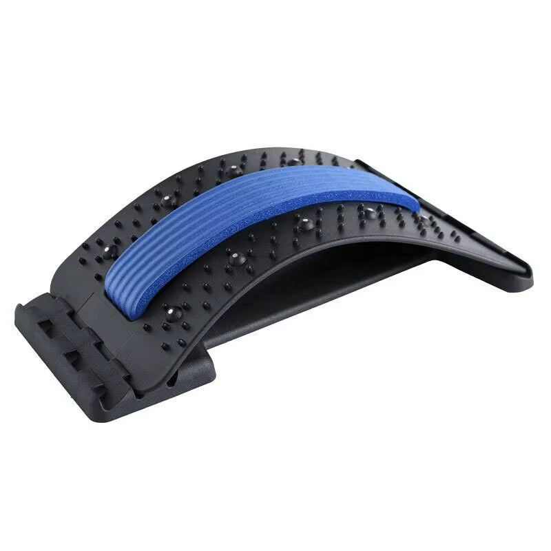 Magnetic Therapy Back Stretcher Multi-Level Adjustable Massager Waist Neck Fitness Lumbar Cervical Spine Support Pain Relief