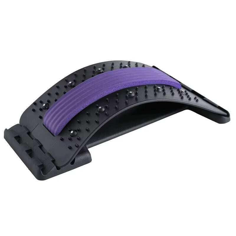 Magnetic Therapy Back Stretcher Multi-Level Adjustable Massager Waist Neck Fitness Lumbar Cervical Spine Support Pain Relief