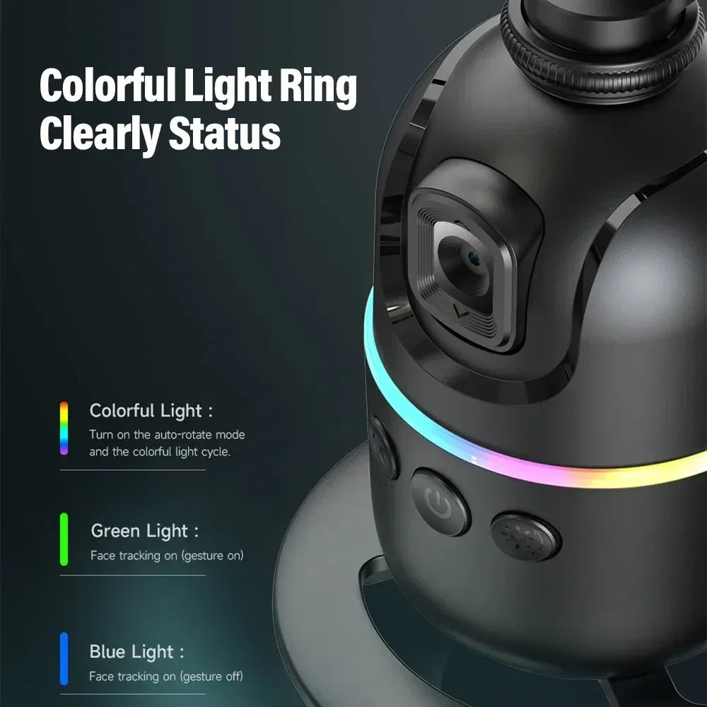 360° Smart Auto Face Tracking Gimbal Stabilizer Selfie Stick Tripod with Gesture Control for Camera Mobile Smartphone