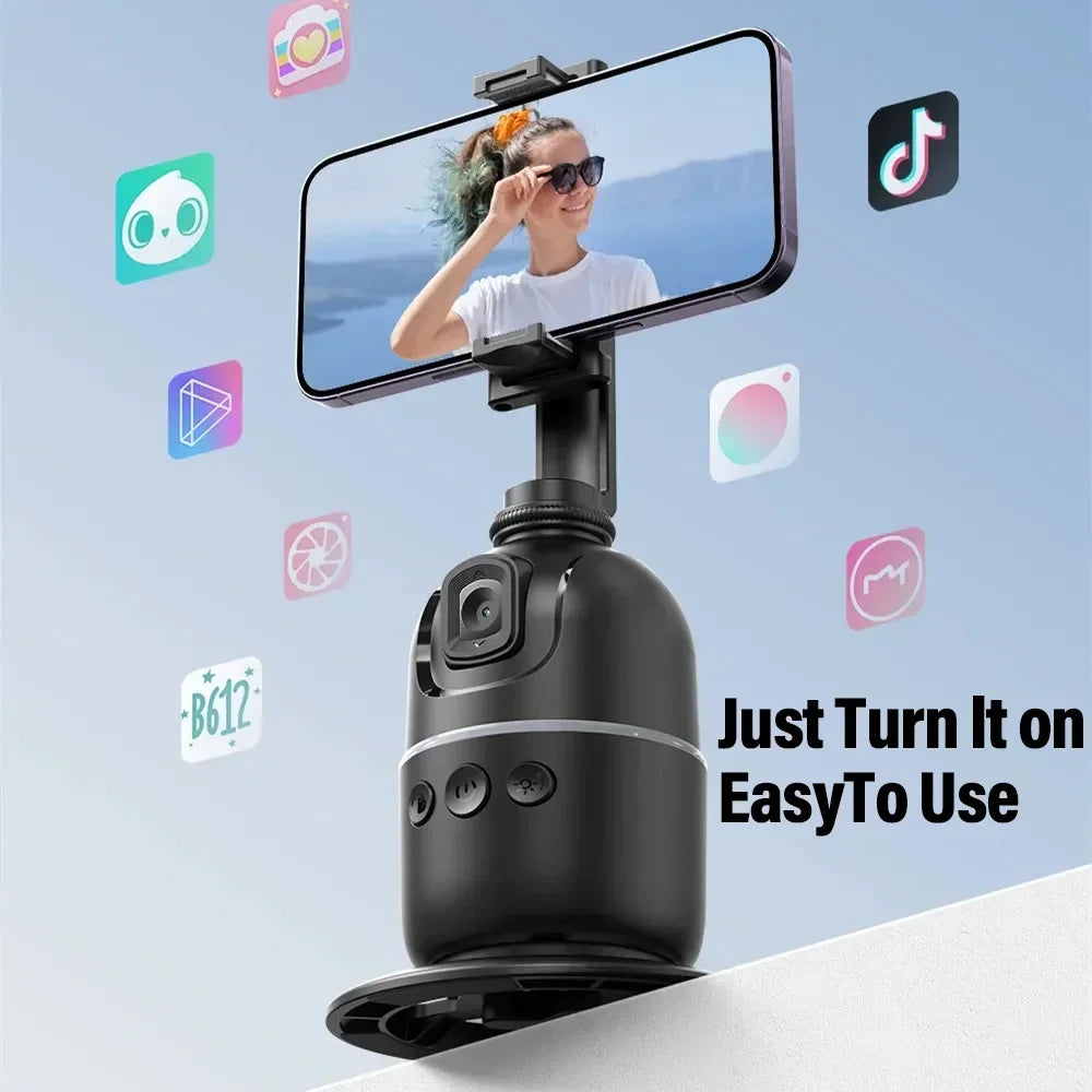 360° Smart Auto Face Tracking Gimbal Stabilizer Selfie Stick Tripod with Gesture Control for Camera Mobile Smartphone