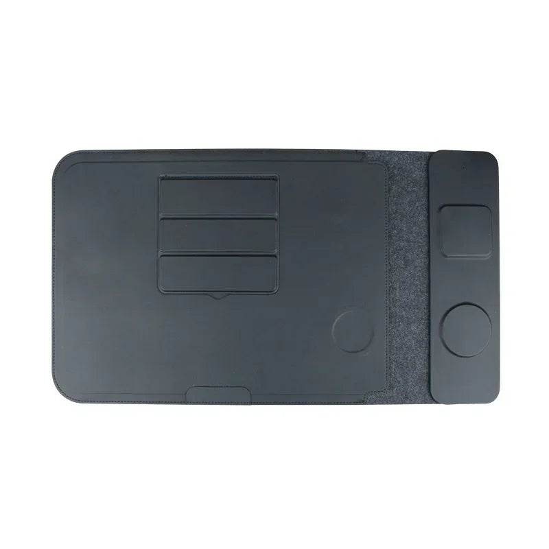 4-in-1 Laptop Sleeve with Fast Wireless Charging