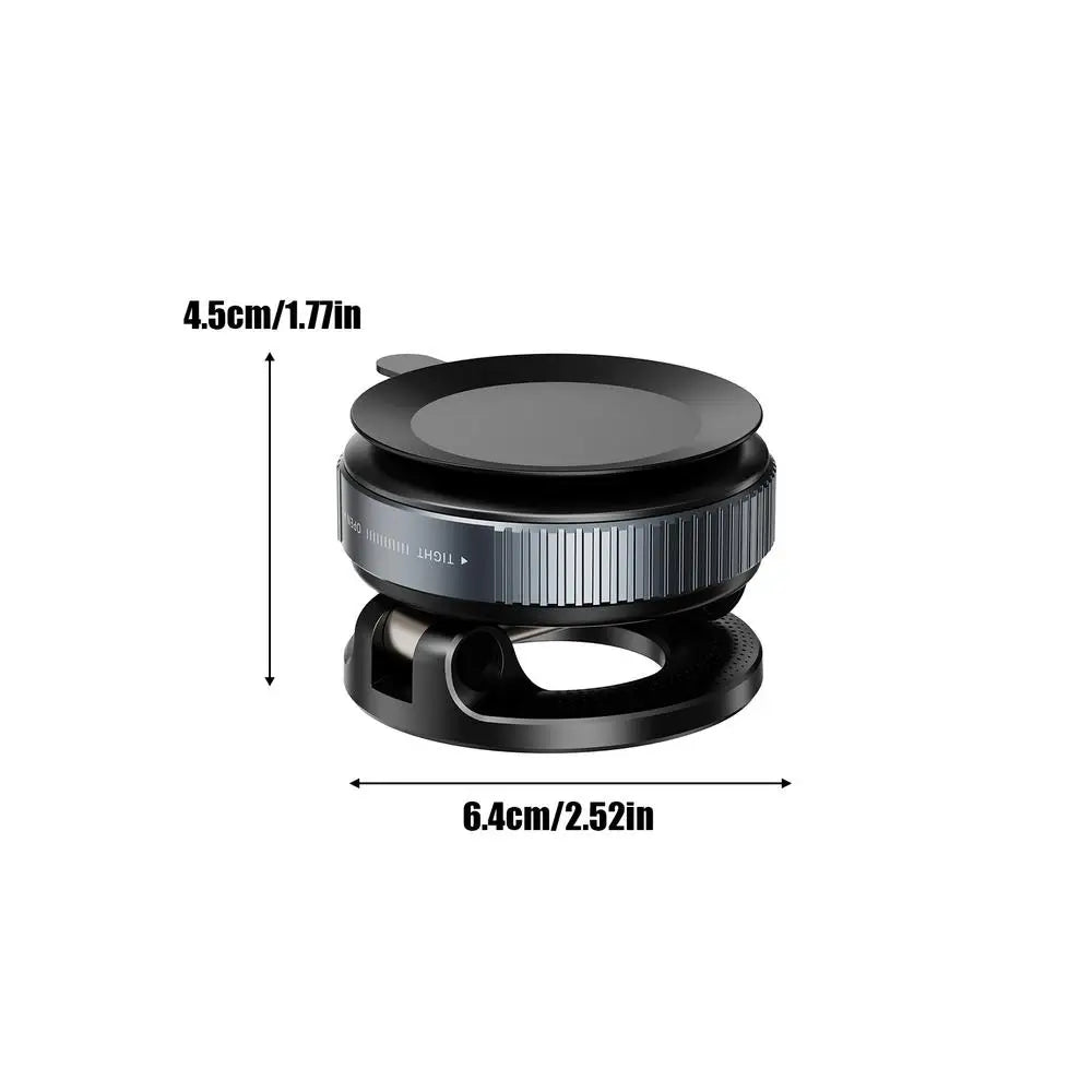 Strong Magnetic Phone Finger Ring Holder Car Mount Electric Vacuum Magnetic Holder Foldable Strong Suction Stand for Phone