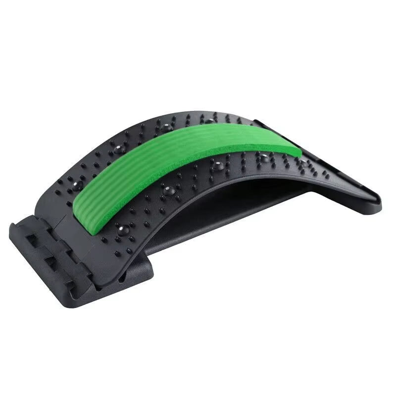 Magnetic Therapy Back Stretcher Multi-Level Adjustable Massager Waist Neck Fitness Lumbar Cervical Spine Support Pain Relief