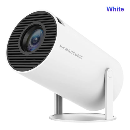 HY300 Pro Projector - 200 ANSI Lumens, Native 720P, Wireless Screen Mirroring, Dual Band Wi-Fi, Hi-Chip A3100 for Home Theater