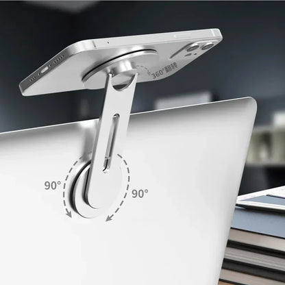 Metal Bracket for iPhone 13 and Laptop - MagSafe Tesla Mount for Side Screen Holder Compatible with Models 12 to 14
