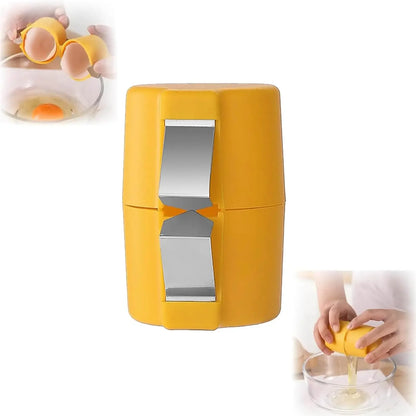 Multifunctional Handheld Eggshell Opener and Cracker Tool - Easy Open Kitchen Gadget for Raw Eggs (1 or 2 Pieces)