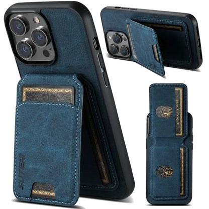 EUCAGR Premium Leather Wallet Phone Case for iPhone 16, 15, 14, 13, 12, Pro, Pro Max, Plus, with Magnetic Closure and Card Holder