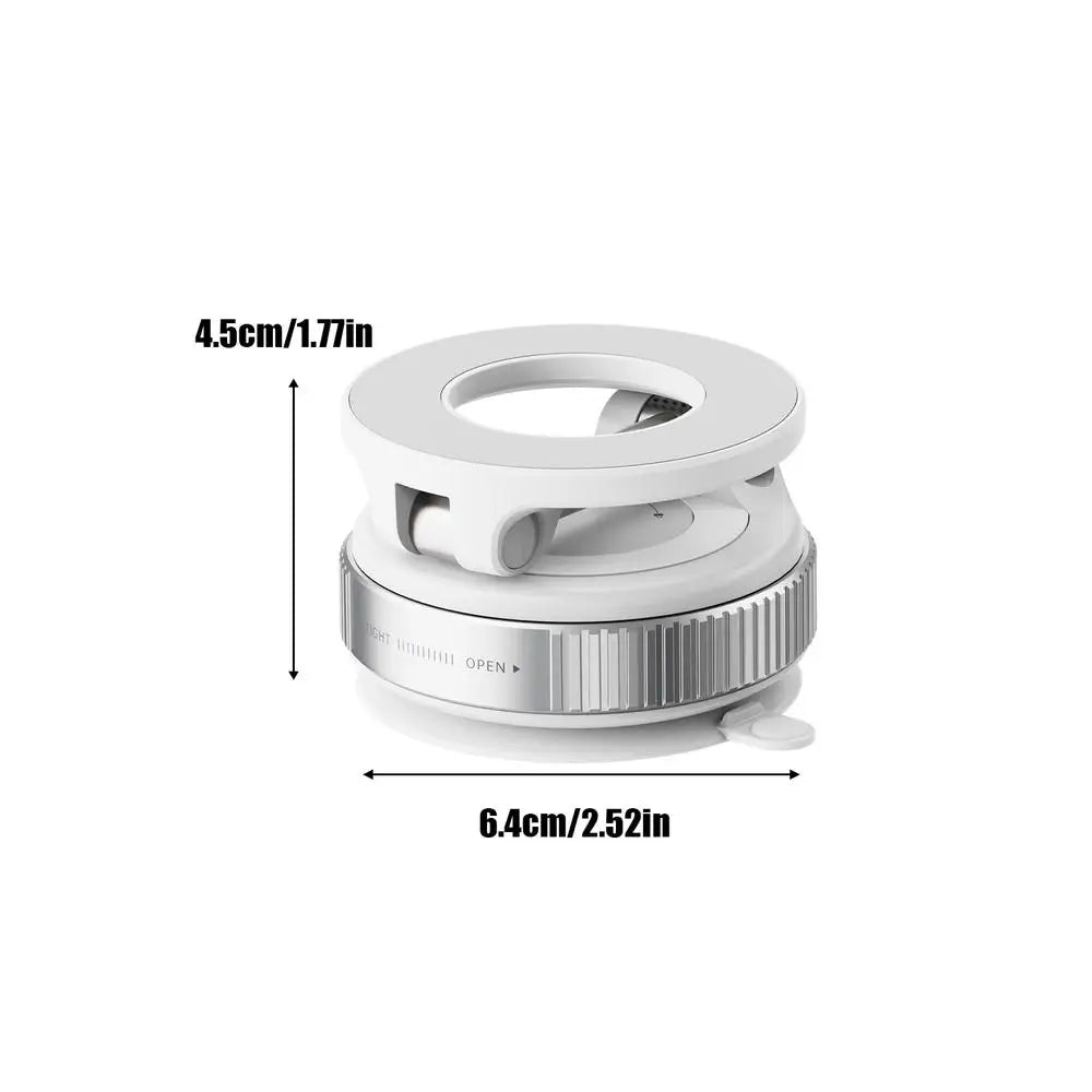 Strong Magnetic Phone Finger Ring Holder Car Mount Electric Vacuum Magnetic Holder Foldable Strong Suction Stand for Phone
