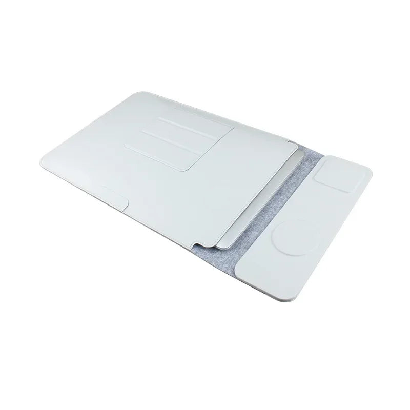 4-in-1 Laptop Sleeve with Fast Wireless Charging