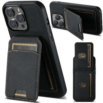 EUCAGR Premium Leather Wallet Phone Case for iPhone 16, 15, 14, 13, 12, Pro, Pro Max, Plus, with Magnetic Closure and Card Holder