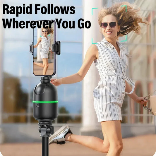 360° Smart Auto Face Tracking Gimbal Stabilizer Selfie Stick Tripod with Gesture Control for Camera Mobile Smartphone