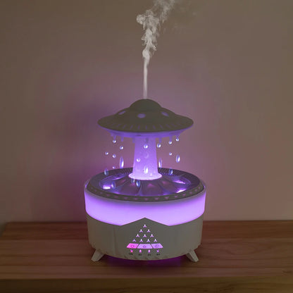 Colorful Raindrop Lighting Aromatherapy Air Humidifier